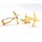 Gold Jumbo Jet Cufflinks Airliner 2.jpg